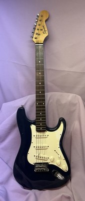 Squier by Fender Bullet 6-String Electric Guitar In Blue! Vintage! Indonesia Mad