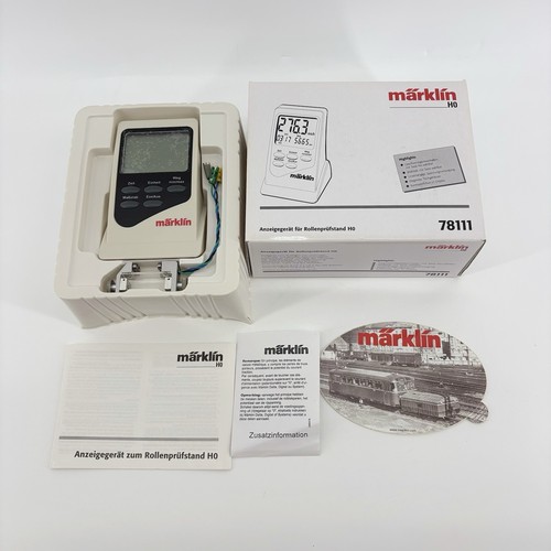 MARKLIN 78111 RODILLO DE MEDICIÓN BANCO DE PRUEBAS ¡Nuevo! ¡Difícil de encontrar! Leer Ds! | Condition: New
