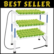 Upgraded Hydroponics Growing System Kit - 108 Plant Sites