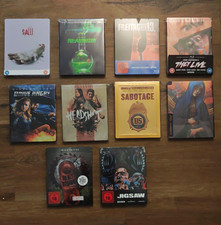 10x Blu-ray Steelbook Sammlung FSK 18 Saw, Th...