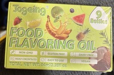 Food Flavoring Oil .25 Oz Bottles 9pc