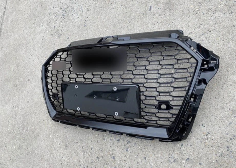 Решетка решетка радиаторная сотовая передний бампер для AUDI A3 S3 RS3 2017 2018 2019 2020 черная - Изображение 4 из 4