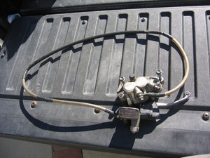 2000 & 2001 HONDA CR125 & CR250 OEM FRONT BRAKE CALIPER & MASTER & LEVER & HOSE