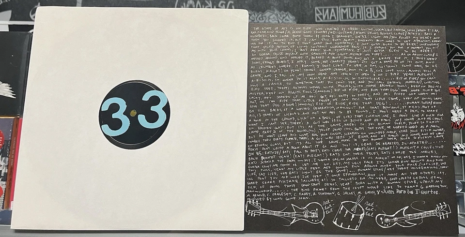 Rocket From The Crypt The State Of Art Is On Fire 10” Vinyl RARE 1995 SFTRI320 - Image 4 of 4