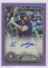 2024 Topps Pro Debut Purple Foil Auto 285/299 Dominic Keegan #PD-29 Auto 1bi0