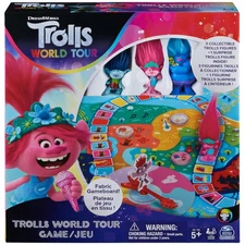 Trolls World Tour Cooperative Strategy Board Game for Families and Kids Ages ...