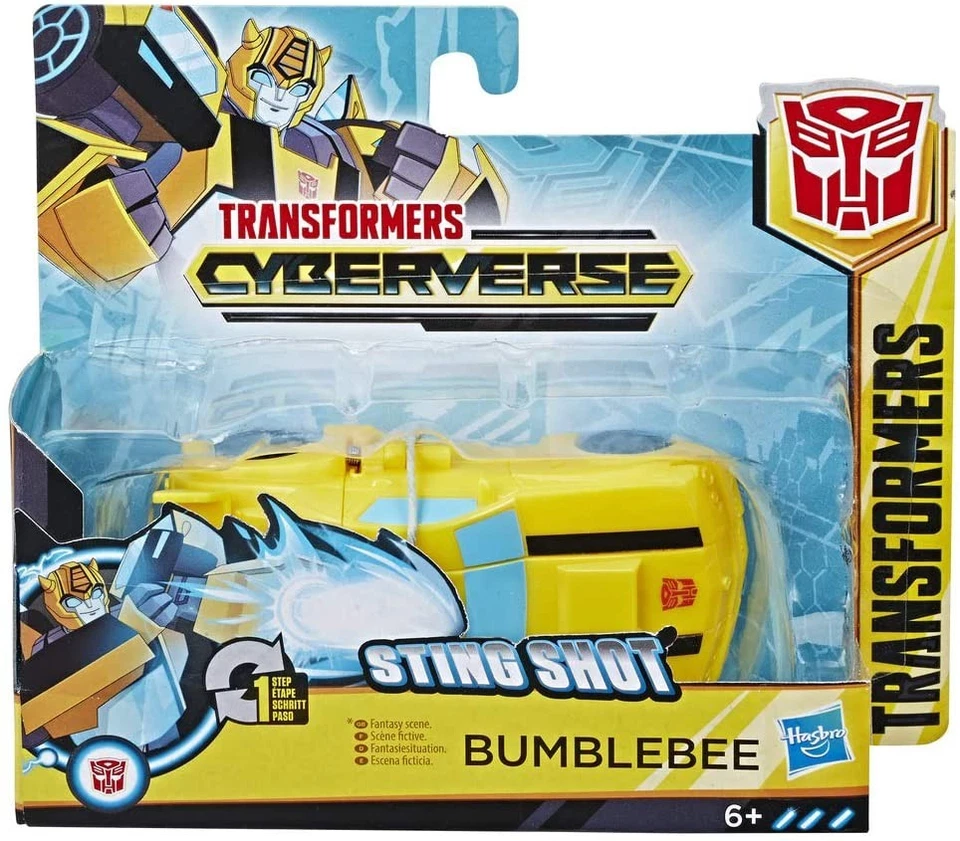 BOX ROTTO TRANSFORMERS BUMBLEBEE 1 Step Cyberverse Action Attackers HASBRO E3642 - Immagine 4 di 4