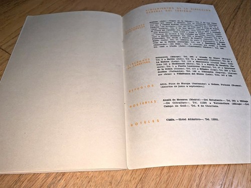 GUÍA DE HOTELES ESPAÑA 1961 / GUÍA DE HOTELES ESPAÑA - Imagen 8 de 9