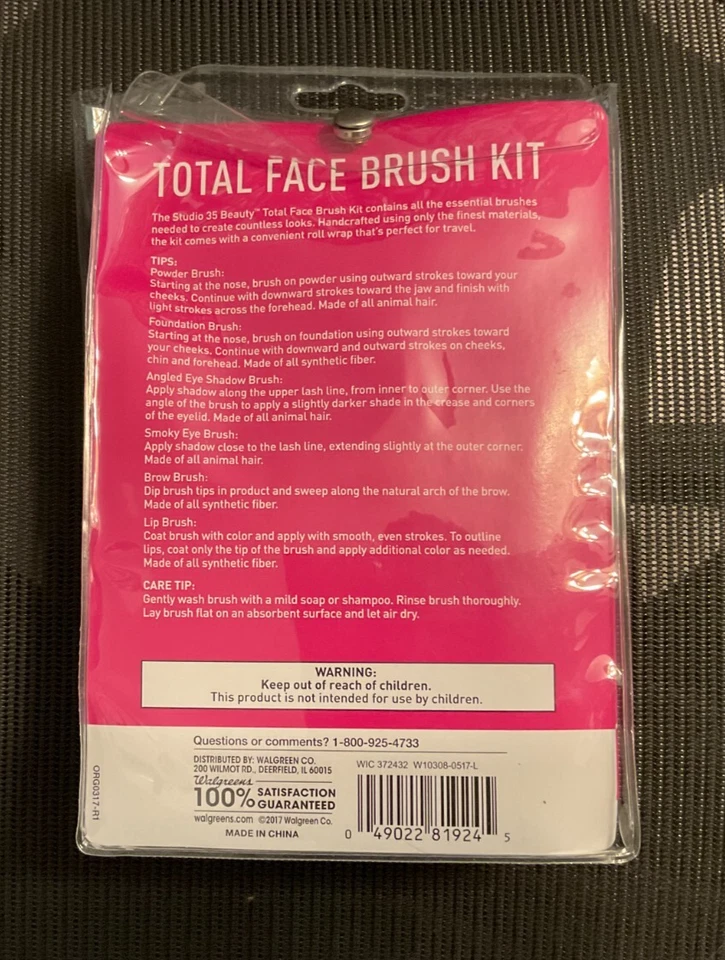 Kit de cepillo facial Studio 35 Beauty Total | Juego de 6 piezas + bolsa *NUEVO* Foto 2 de 2