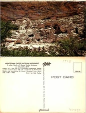 Camp Verde AZ Montezuma Castle Ntl Monument Castle A  Postcard Unused (40734)
