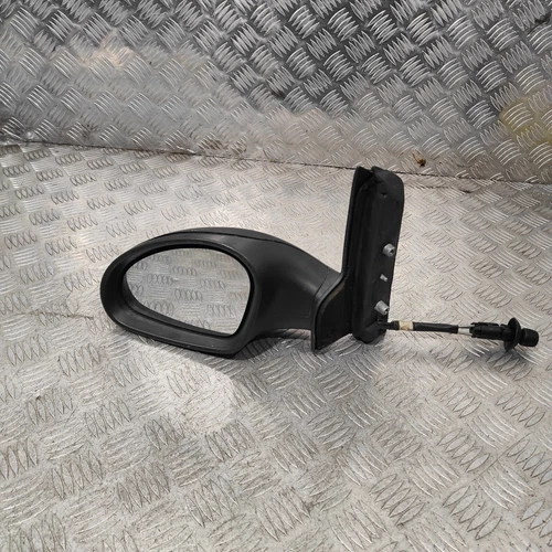 2004 SEAT IBIZA PASSENGER LEFT SIDE WING MIRROR BLACK 014142 #1