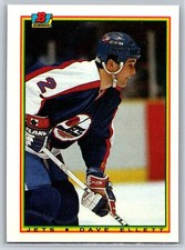 1990-91 Bowman Dave Ellett Winnipeg Jets #132