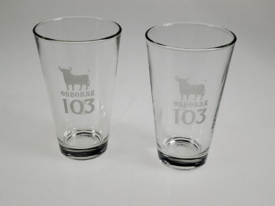 OSBORNE 103 graviert nicht bedruckt Eichstrich 2/4cl Bar Sammelgläser