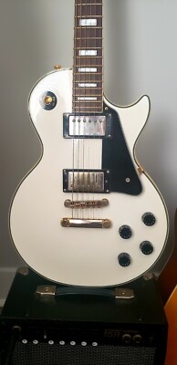Epiphone Les Paul Custom PRO ホワイト ｜美品 Pre-owned Epiphone Les Paul Custom Pro Alpine White. | eBay