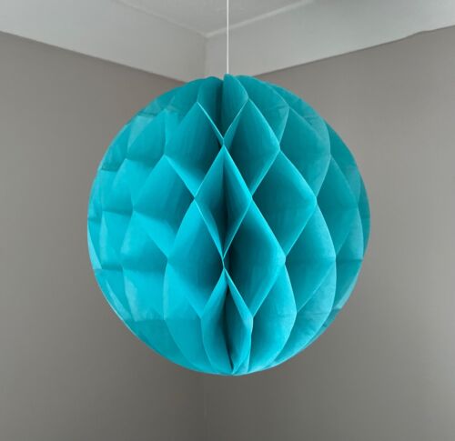Honeycomb Paper Ball Colourful Wedding Party Hanging Decoration - 130 Variations - Picture 24 of 36