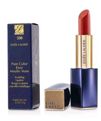 NEW Estee Lauder Pure Color Envy Metallic Matte Sculpting Lipstick