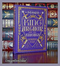 NEW Story of King Arthur & His Knights by Pyle Sealed Leather Bound Collectible
