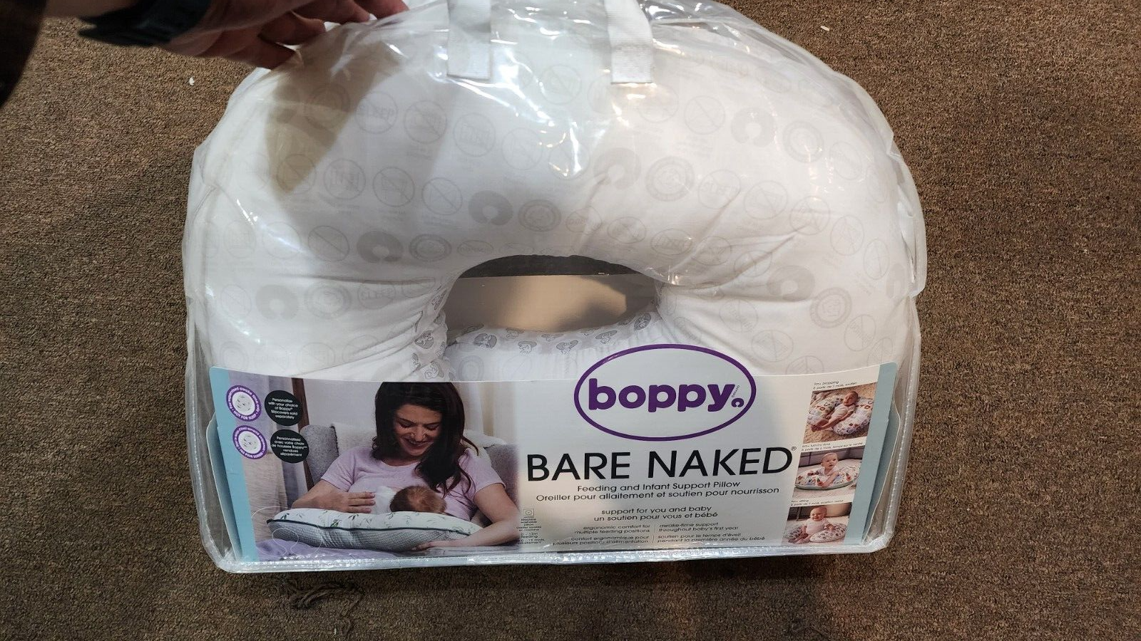 Boppy Bare Naked Nursing Breast Feeding Infant Support Pillow-image