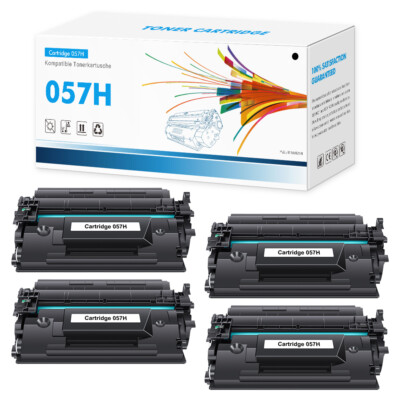 4x Toner Kompatibel Canon 057H I-Sensys LBP223dw 226dw 233dw 236dw MF443dw