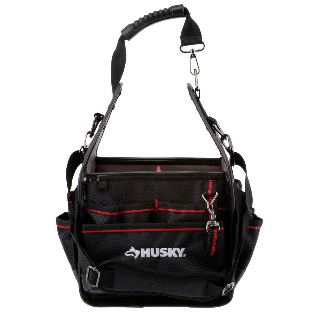 Husky Electrician Tool Bag 10 in. Removable Tool Wall 5Feet WaterResistant eBay