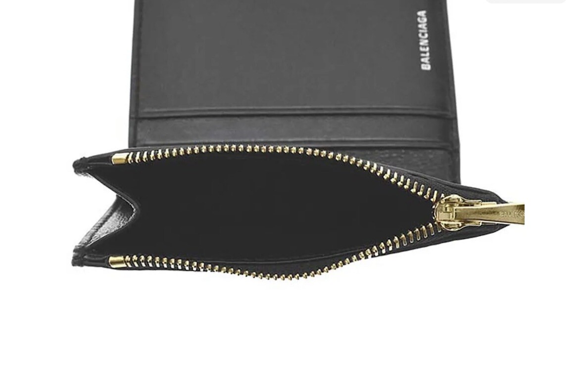 BALENCIAGA Trifold wallet with coin purse CASH ZIP MINI WALLET