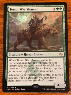 2015 Mtg Magic the Gathering Fate Reforged Temur War Shaman #142/185 | eBay 2015 Mtg Magic the Gathering Fate Reforged Temur War Shaman #142/185 | eBay