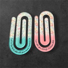 Set Of Two Jumbo Paperclip Bookmark