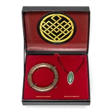 Shang-Chi Necklace and Glow-in-the-Dark Bracelet Ring Prop Replica Set – EE Ex