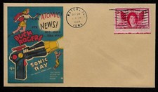 Buck Rogers 1940s Sonic Ray Gun Featured on Collector's Envelope OP501