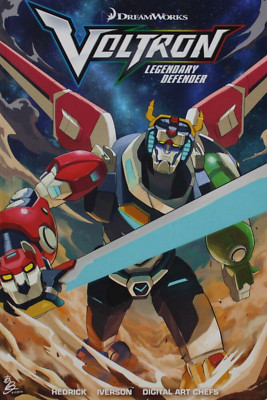 2016 VOLTRON LEGENDARY DEFENDER TP Vol. 1 Book Hendrick, Iverson, Dreamworks