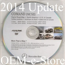 2007 2008 Mercedes GL320 GL450 GL550 G500 G55 GPS Navigation DVD U.S CAN Map OEM