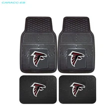 NEW 4pcs NFL Atlanta Falcons Car Truck Front Back 3-D Rubber Floor Mats Set