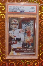 Brock Purdy 2022 Panini Donruss Optic Rookie Gridiron Kings PSA 10 GEM MINT RC