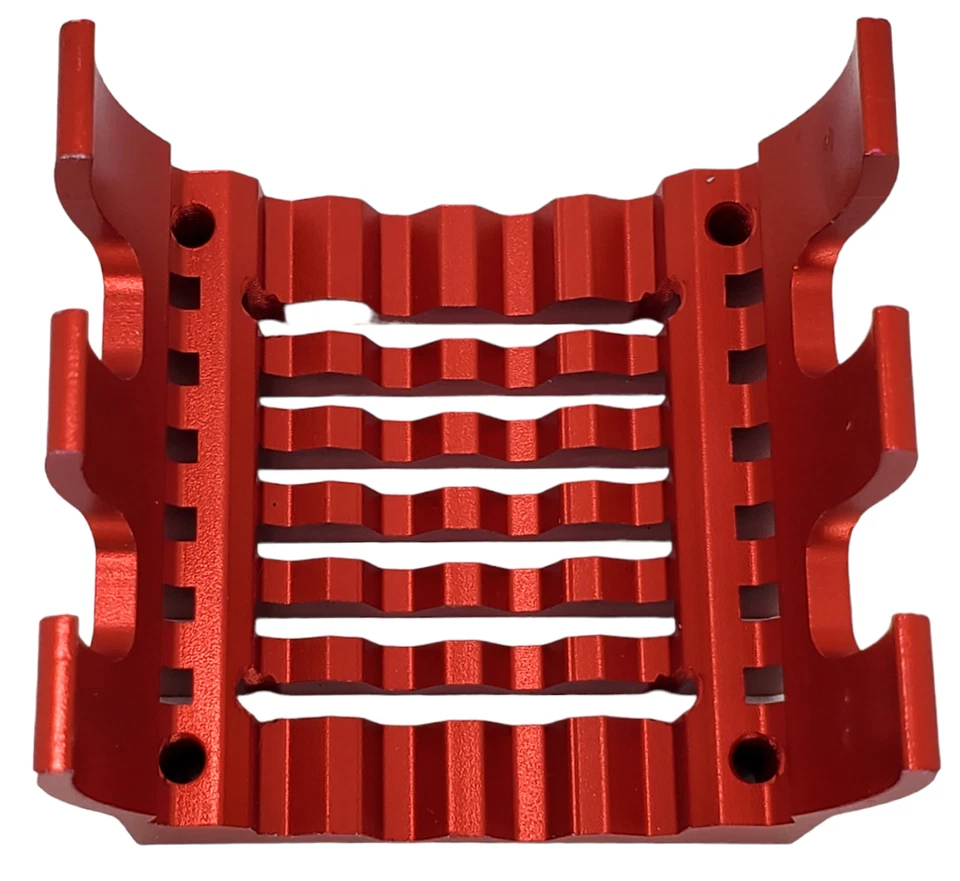 NHX RC 1/8 Aluminum Heatsink for Motor w/ 42mm -Red - Image 4 of 4