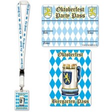 Oktoberfest Party Pass Oktoberfest Party Supplies Decorations