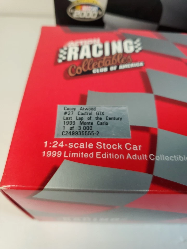 Casey Atwood 1999 Castrol GTX #27 Chevy Monte Carlo 1/24 NASCAR литой новый в коробке - Изображение 3 из 4