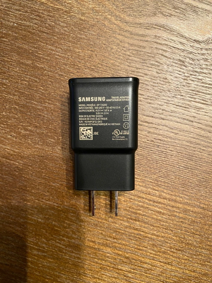 Cable micro USB cargador de pared rápido original Samsung Galaxy S6 S7 Edge Note 5 OEM Foto 4 de 4