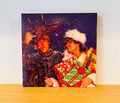 Wham! / Last Christmas / Everything She Wants 7in WHITE Vinyl Epic