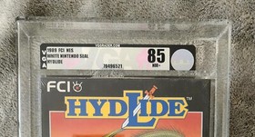 Hydlide New Nintendo NES Factory Sealed Beautiful CAS NOT VGA 85 HIGH GRADE