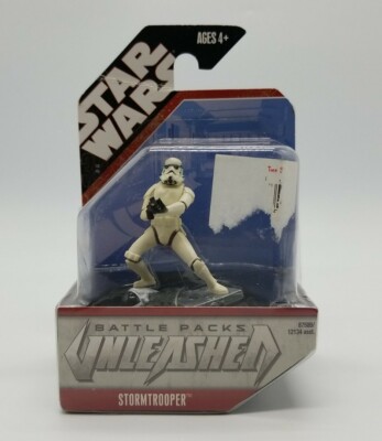 Star Wars Battle Packs Unleashed Stormtrooper Figure Brand New in Package 2007