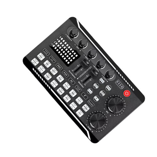 Live Sound Card and Audio Interface With DJ Mixer Voice Changer for Streaming 🎄 - Picture 13 of 14