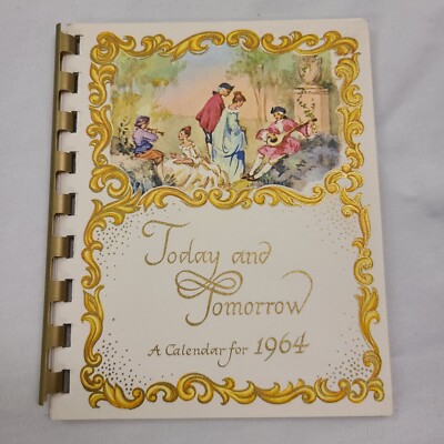 vgt 1964 Calendar Book Victorian 12 Inspirational messages 4.5 vgt-1964-calendar-book-victorian-12-inspirational-messages-4-5-x5-rare-collect-ebay