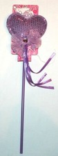 Princess Expressions Wand - Purple Sequined Heart
