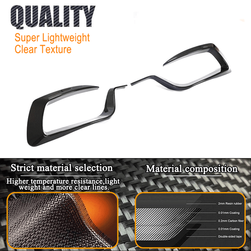 Aletas divisorias delanteras de carbono Flips Canard para Mercedes W447 clase V 2020 - Imagen 5 de 9