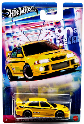Hot Wheels car 90`S Street Scene Auto Mitsubishi Langer Evolution VI 2/5