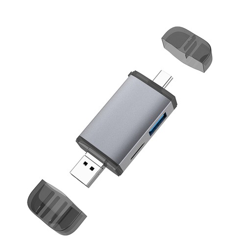 Multifunktionaler Kartenleser 6-in-1- -C-OTG-Lesegerät Für Computer - Photo 9/11