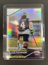 2022 Topps PLL Premier Lacrosse LYLE THOMPSON Rainbow Foil SP, Cannons 👀🌈🥍🔥