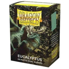 Matte Dual EUCALYPTUS Case Display Dragon Shield Standard Size Sleeves 10 Packs