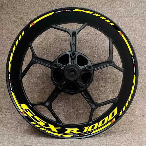 For Suzuki GSXR1000 motorcycle Wheel Hub Rim Decorative Decal Reflective Sticker - Picture 21 of 23