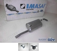 Imasaf ESD Auspuff Endtopf für Citroen C3 II + DS3 1.1 + 1.2 + 1.4 HDI 2009-